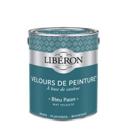 Libéron Velours de peinture Bleu Paon 