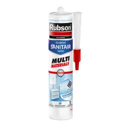 Rubson Sanitaire Multi Matériaux Mastic Bain et Cuisine 280ml Transparent