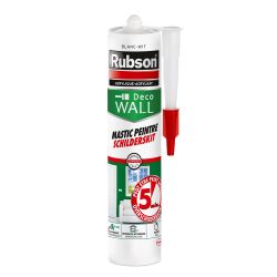 Rubson Mastic Peintre Intérieur Extérieur Séchage 5 minutes 280ml Blanc