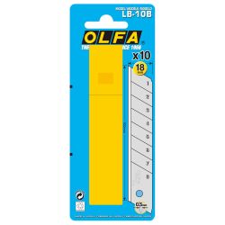 Olfa Cutter Lames De Recharge 18mm Lb-10b