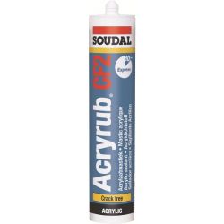 Soudal Acryrub CF2 Wit Acrylplamuur