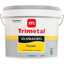 Trimetaal Globacryl Gevel Wit