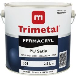 Trimetal Permacryl Pu Satin blanc