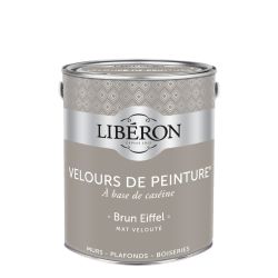 Libéron Velours de peinture Brun Eiffel