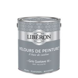 Libéron Velours de peinture Gris Gustave III