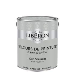 Libéron Velvet paint Sarrazin grey