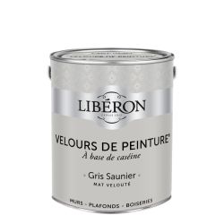 Libéron Velvet paint Saunier Grey