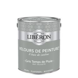 Libéron Velours de peinture Gris Temps de Pluie 