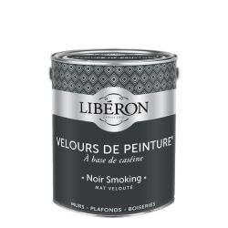 Libéron Velvet paint Black Smoking