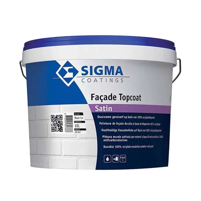 Sigma Façade Topcoat Satin Tintable | Finishing Sigma Façade Topcoat Satin Tintable | Finishing